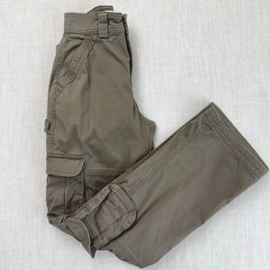 Abercrombie & Fitch Curve Love Cargo Pants Womens 23 000R Taupe Utility Wide Leg
